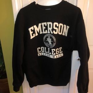 College sweatshirt